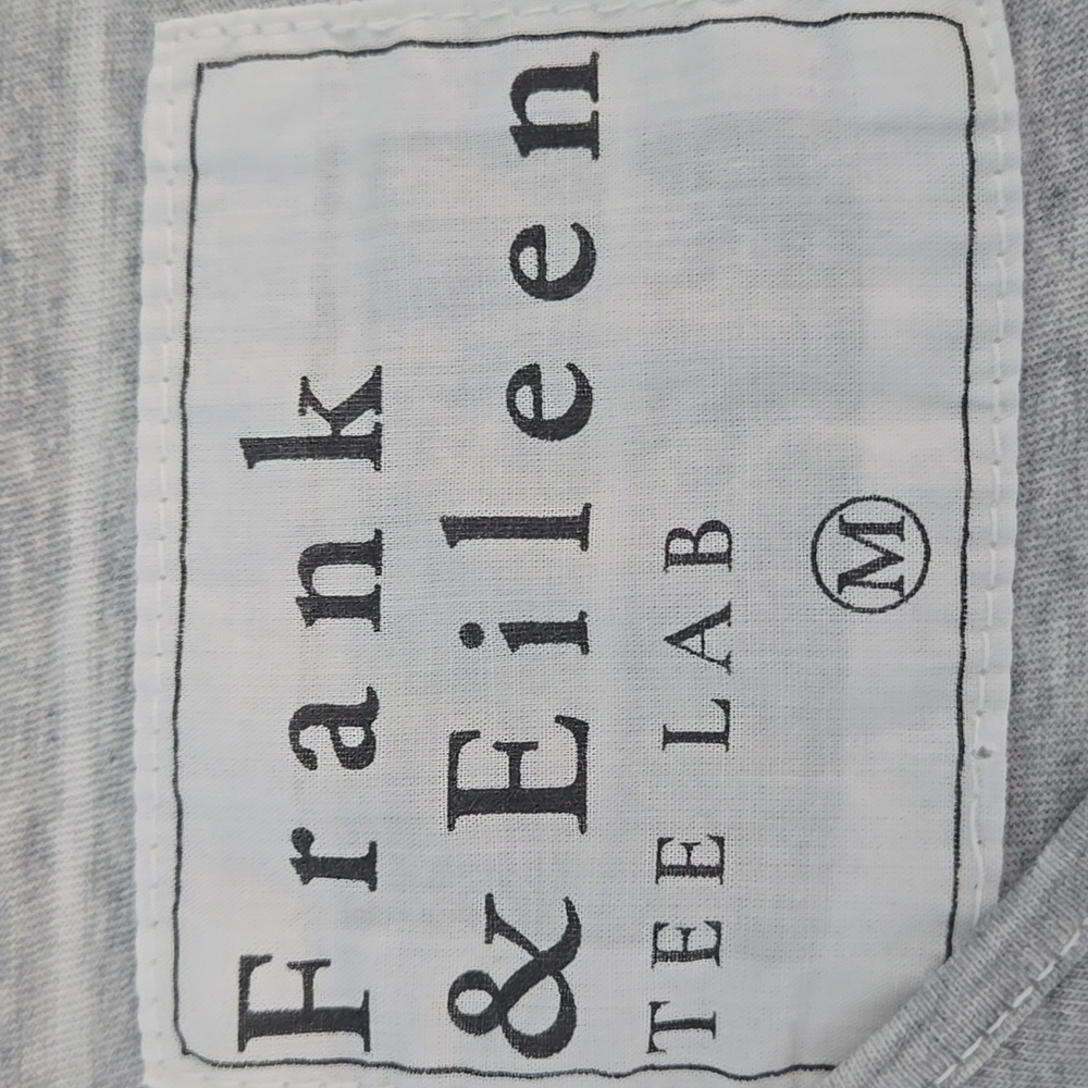 Frank & Eileen Lab Base Layer Racer Back Striped Tank Top Raw Rounded Hem MEDIUM - Picture 9 of 12